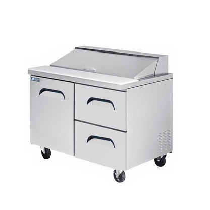 Fresh FSU-48-D2  – Salad & Sandwich Prep Table 2 Drawer 1227mm Wide 346L Mattys