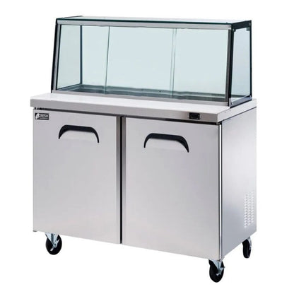 FRESH GLASS CANOPY SALAD & NOODLE BAR FRIDGE 2 DOORS - FSU-48GC Mattys