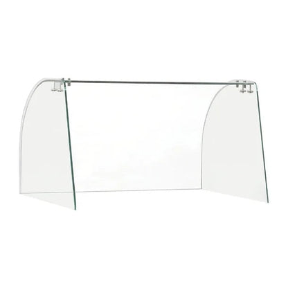 Food Displays Polar Curved Glass Sneeze Guard Assembly - FT280 Mattys