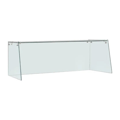 Food Displays Polar Straight Glass Sneeze Guard Assembly for 3 Door Counter - FT368 Mattys