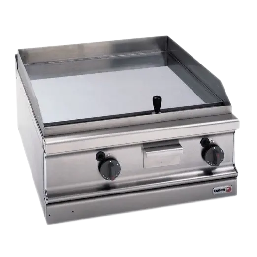 Fagor 700 series natural gas chrome 2 zone fry with thermostatic control - FTG-C7-10L Mattys
