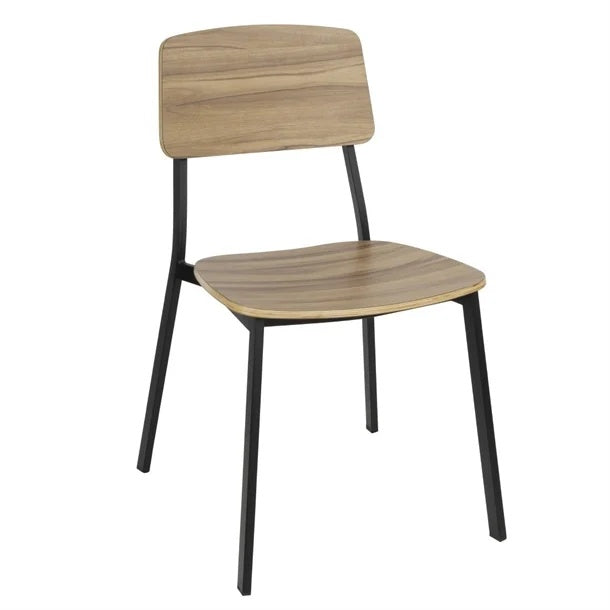 Bolero Beaufort Wooden Interior Dining Chairs (Pack of 2) FU524 Mattys