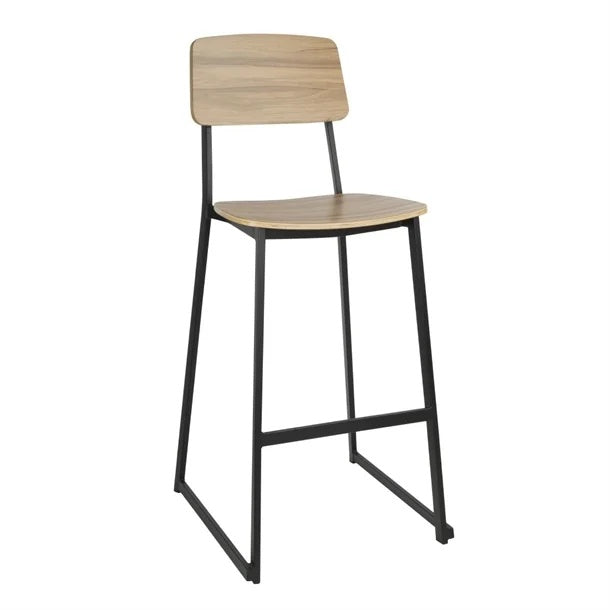 Bolero Beaufort Wooden Interior High Stools (Pack of 2) FU525 Mattys