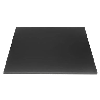 Bolero Matte Black Square Outdoor Table Top 700mm FU530 Mattys
