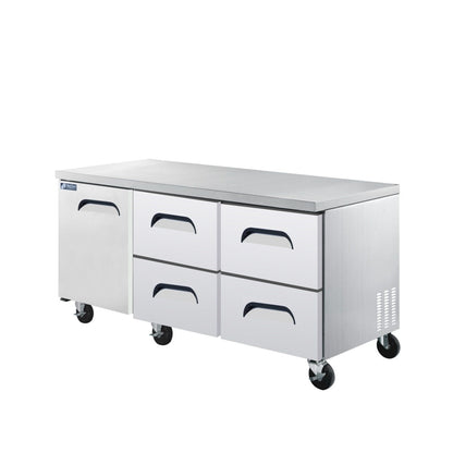 Fresh FUR-72-D4  ‚Äì Rear Mount Underbench Fridge 4 Drawer 1839mm Wide Mattys