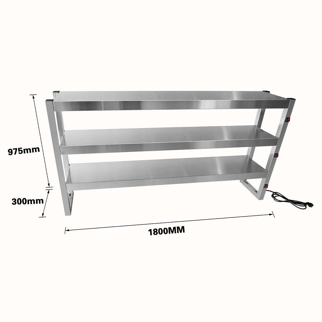 Benchstar Commercial Food Warmer with 15 Lamps – FW15L-183 Benchstar