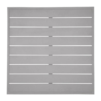 Bolero Aluminium Square Table Top Light Grey 700mm FW598 Mattys