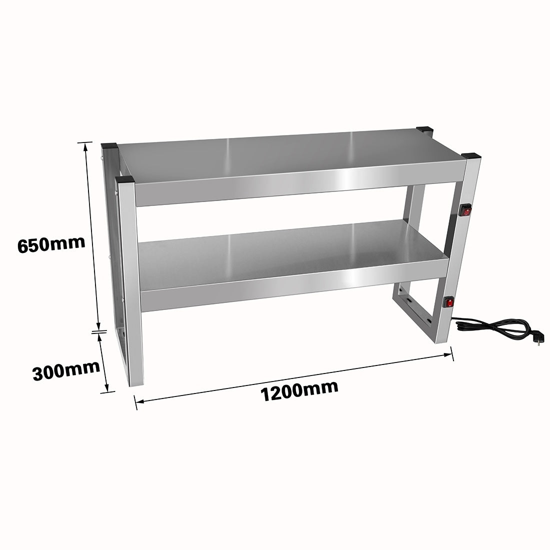 Benchstar Commercial Food Warmer with 6 Lamps – FW6L-122 Benchstar