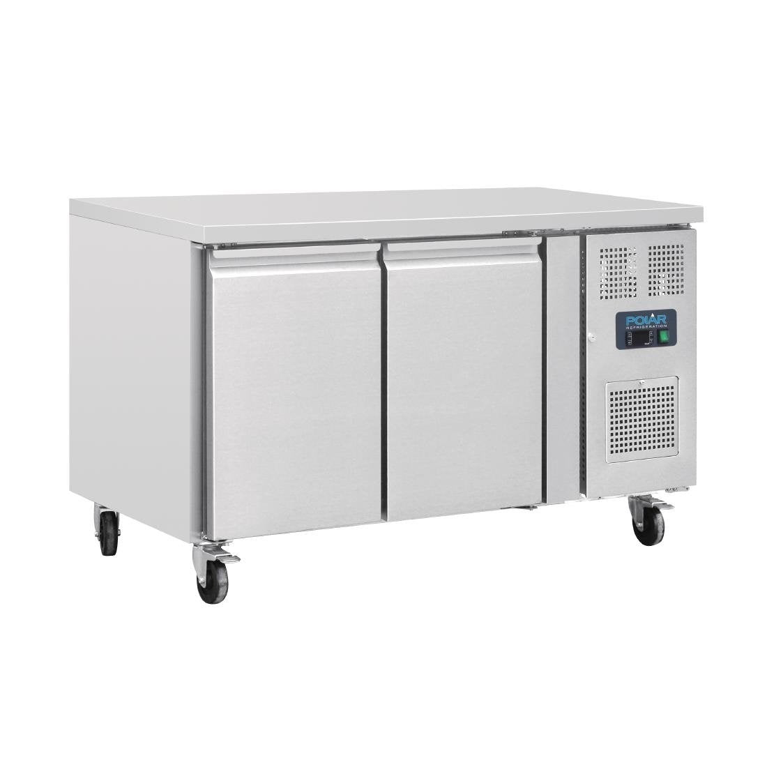 Polar U-Series 2 Door Counter Fridge 228Ltr G377-A Mattys