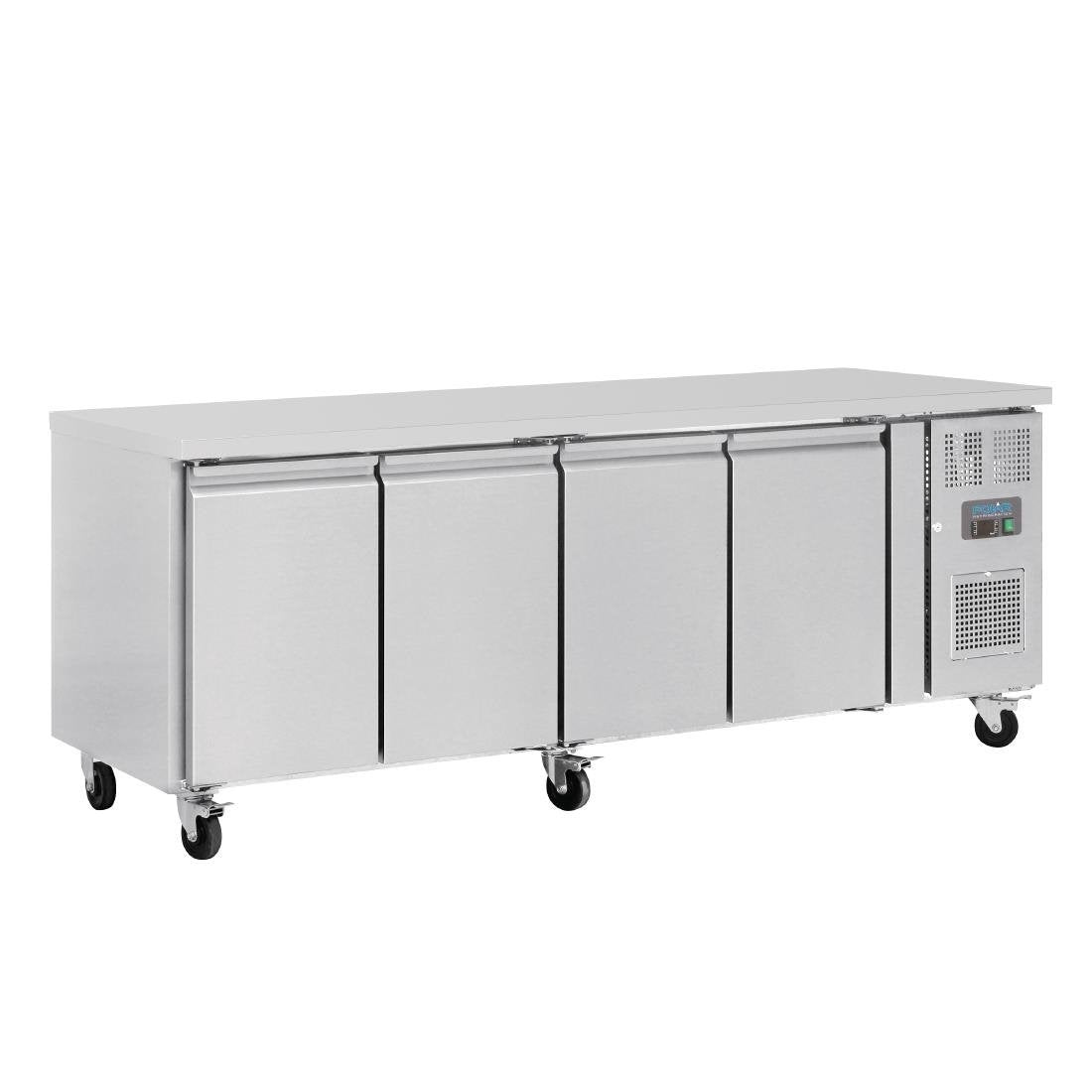 Polar U-Series 4 Door Counter Fridge 449Ltr G379-A Mattys