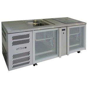 Glass Chiller - Two Door Spring Loaded Glass ChillerGC2UGDSL - GC2UGDSL Mattys