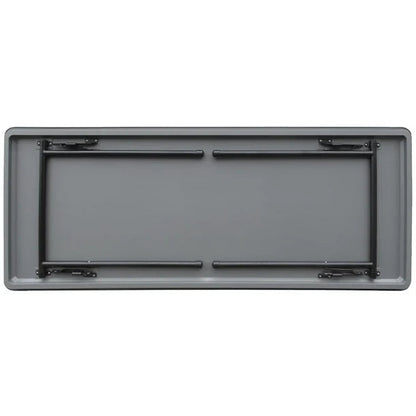 Cleaning Products Bolero ABS Folding Banquet Rectangular Table 6ft Grey - GC596 Bolero