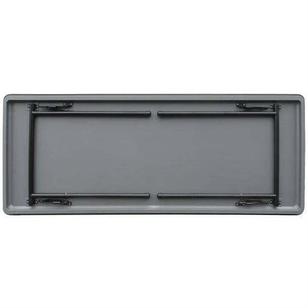 Cleaning Products Bolero ABS Folding Banquet Rectangular Table 6ft Grey - GC596 Bolero