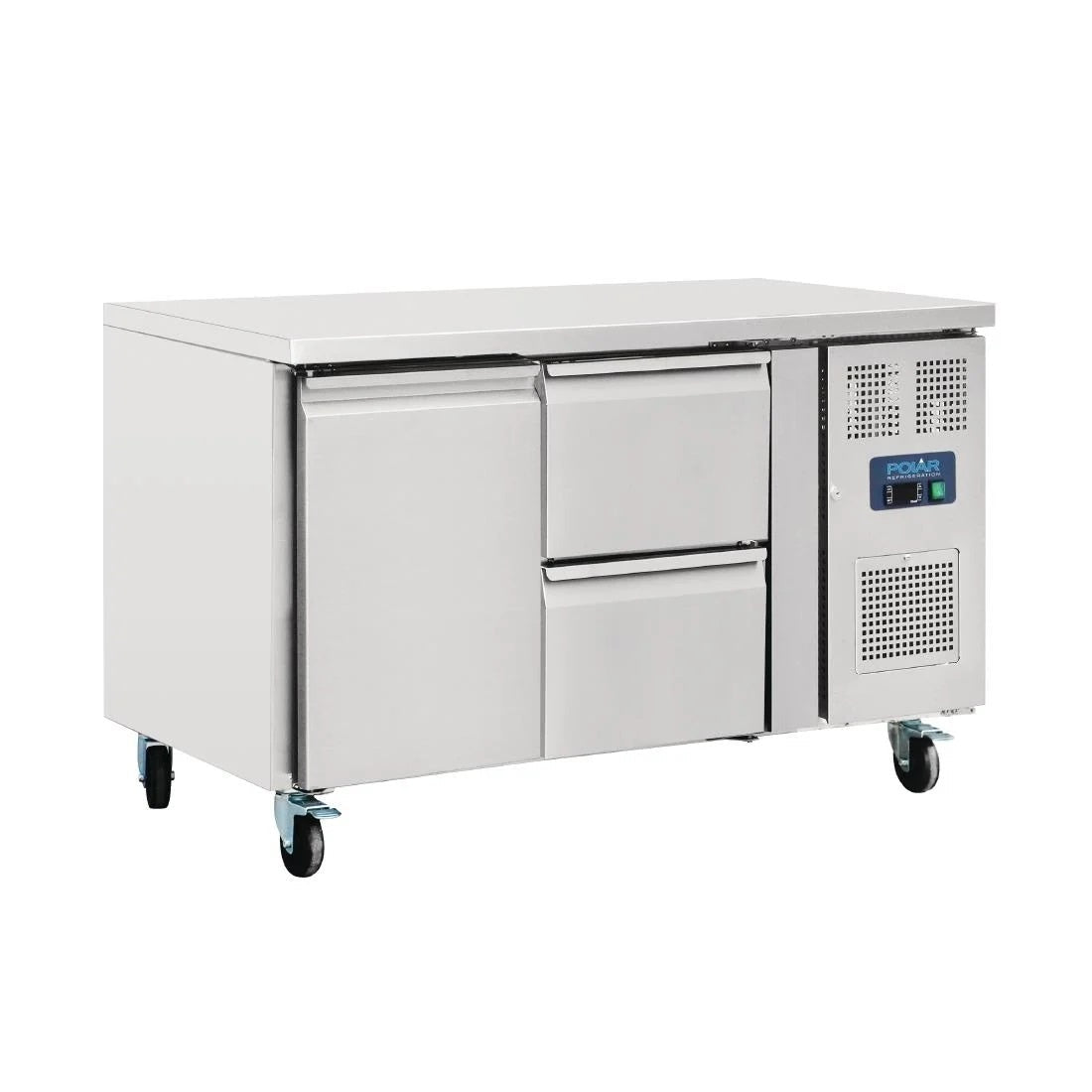 Polar U-Series 1 Door and 2 Drawer Counter Fridge 282Ltr GD873-A Mattys