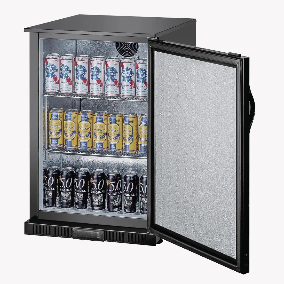 Polar G-series 850mm Single Door Back Bar Cooler Solid Door 128 Ltr GE997-A Mattys