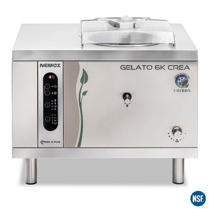 Nemox GELATO 6K CREA I-GREEN BENCHTOP ICECREAM MACHINE - 6K CREA I-GREEN