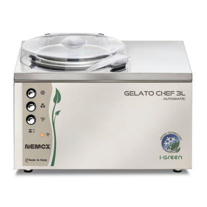 Nemox GELATO CHEF 3L AUTO I-GREEN BENCHTOP ICE CREAM MACHINE - 3L AUTO I-GREEN