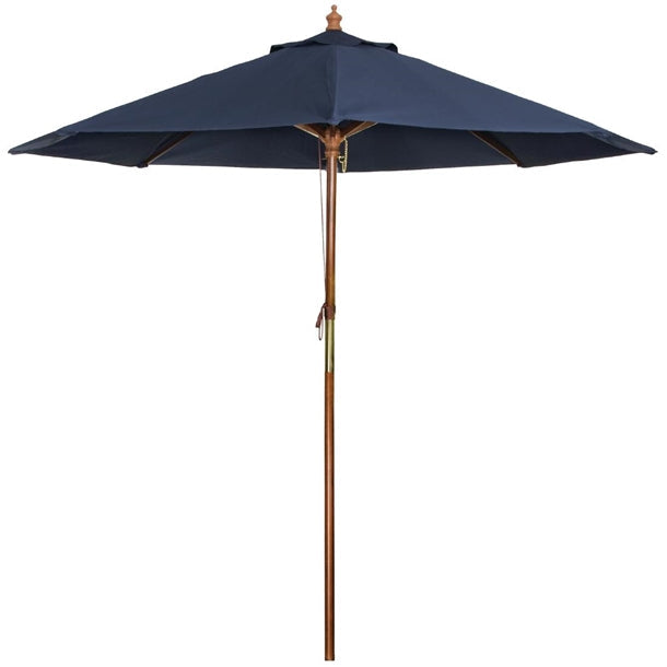 Outdoor Bolero Round Outdoor Umbrella 3m Diameter Navy Blue - GG497 Bolero