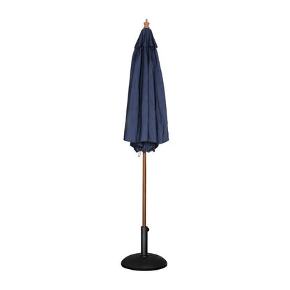 Outdoor Bolero Round Outdoor Umbrella 3m Diameter Navy Blue - GG497 Bolero
