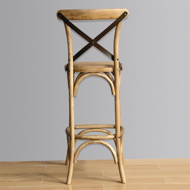 Shelving Bolero Wooden Bar Stool with Backrest - GG657 Bolero