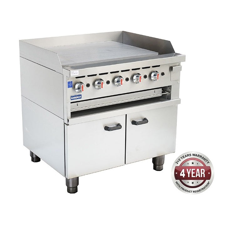 F.E.D. Gasmax GGS-36LPG Gas Griddle and Gas Toaster with Cabinet Mattys
