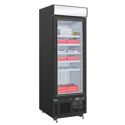 Polar G-Series Upright Display Freezer 412Ltr Black GH428-A Mattys