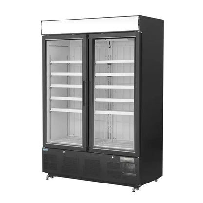 Polar G-Series Upright Display Freezer 920Ltr Black GH429-A Mattys
