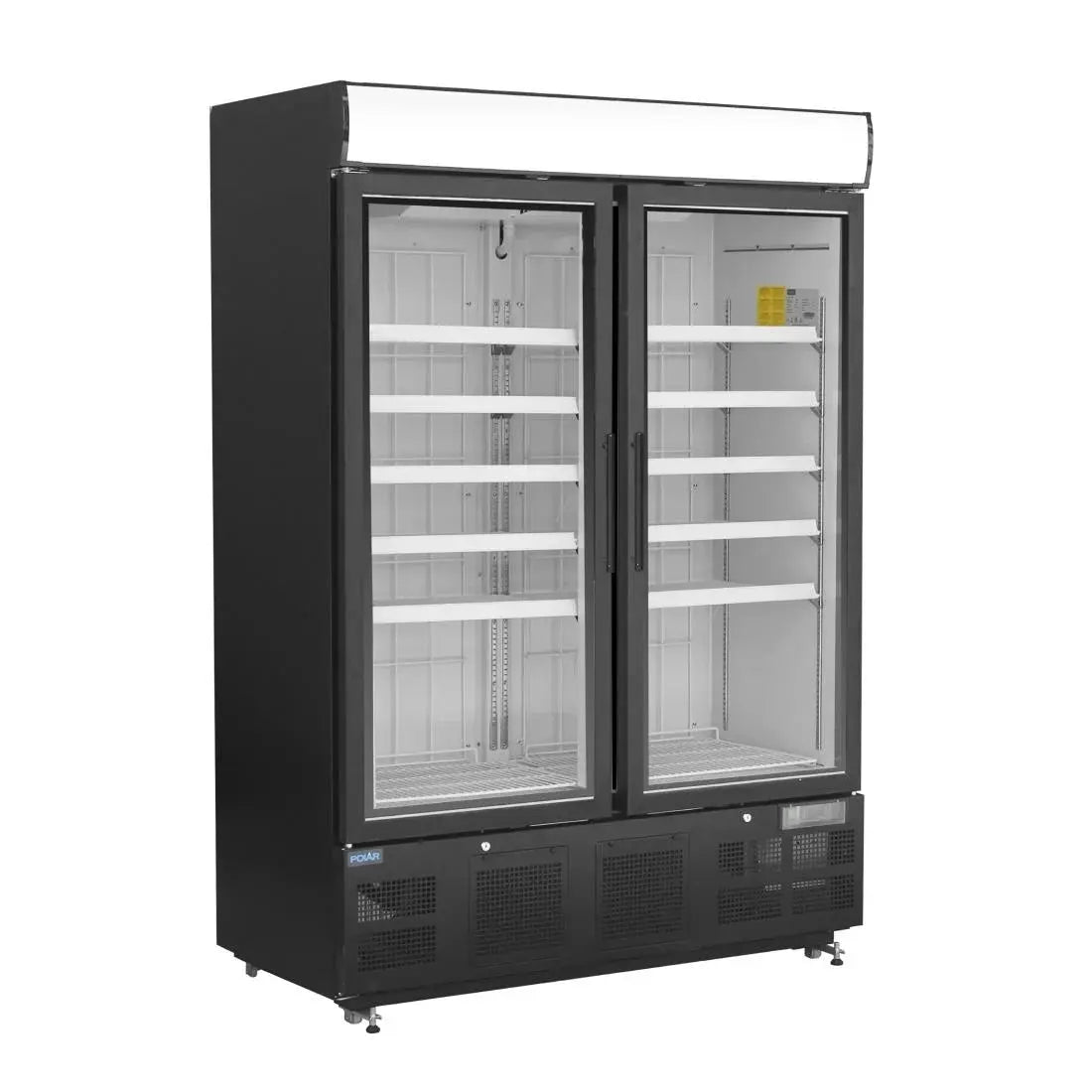 Polar G-Series Upright Display Freezer 920Ltr Black GH429-A Mattys