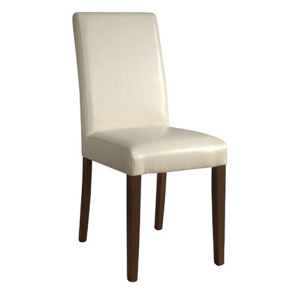 Shelving Bolero Faux Leather Dining Chairs Cream (Pack of 2) - GH444 Bolero