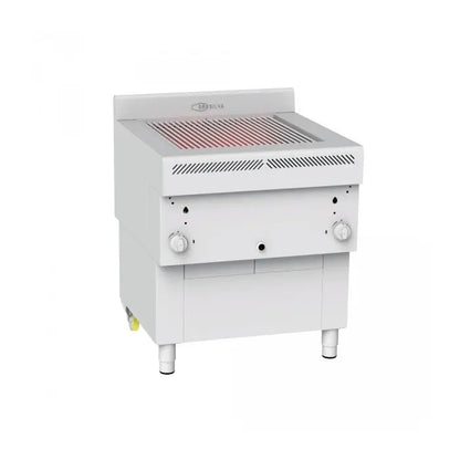 Gresilva GHPI 2/600 Direct Heat Gas Grill With Manual Feed Waterbath - Grill Area 588mm X 618mm Mattys