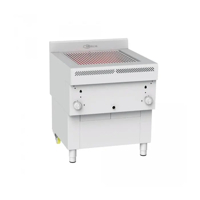 Gresilva GHPI 2/600 Direct Heat Gas Grill With Manual Feed Waterbath - Grill Area 588mm X 618mm Mattys