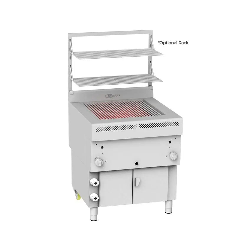 Gresilva GHPI 2/800 Direct Heat Gas Grill With Auto-Feed Waterbath - Grill Area 622mm X 737mm Mattys