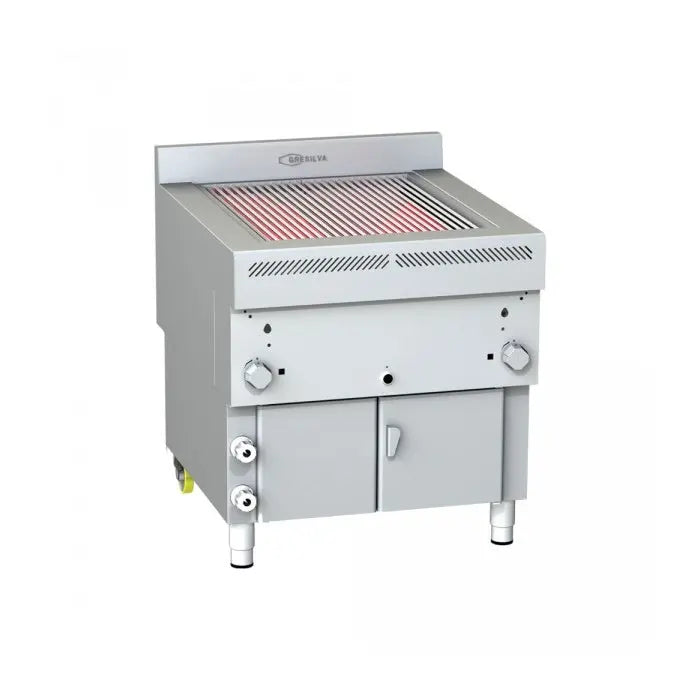 Gresilva GHPI 2/800 Direct Heat Gas Grill With Auto-Feed Waterbath - Grill Area 622mm X 737mm Mattys