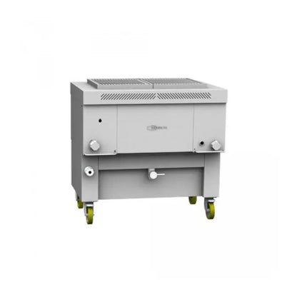 Gresilva GHPI 2F/1000 Direct Heat Gas Grill With Auto-Feed Waterbath - Grill Area 747mm X 478mm Mattys