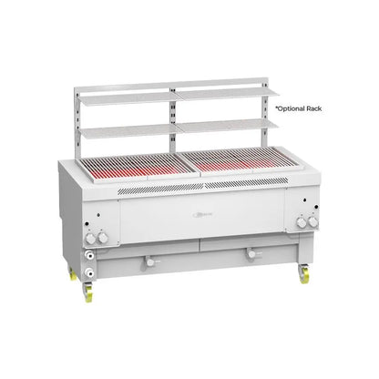 Gresilva GHPI 4F/1700 Direct Heat Mega Gas Grill With Auto-Feed Waterbath - Grill Area 1496mm X 607mm Mattys