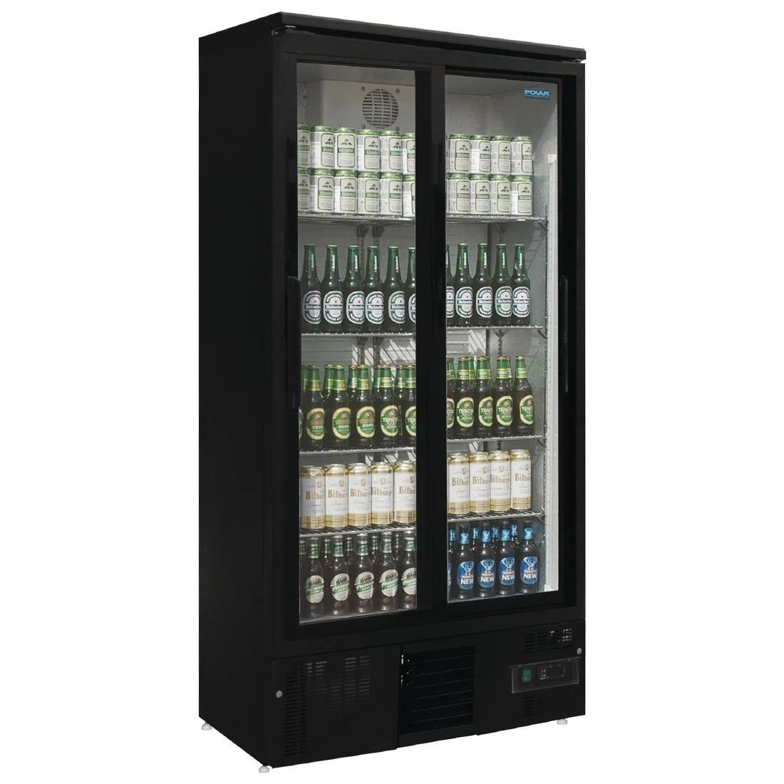 Polar G-Series Upright Back Bar Cooler with Sliding Doors 490Ltr - GJ448-A Mattys