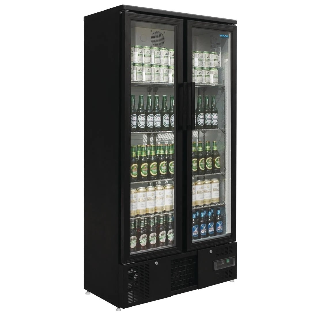 Polar G-Series Upright Back Bar Cooler with Hinged Doors 490Ltr - GJ449-A Mattys
