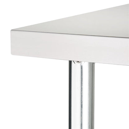 Shelving Vogue Stainless Steel Prep Table 900mm - GJ501 Vogue