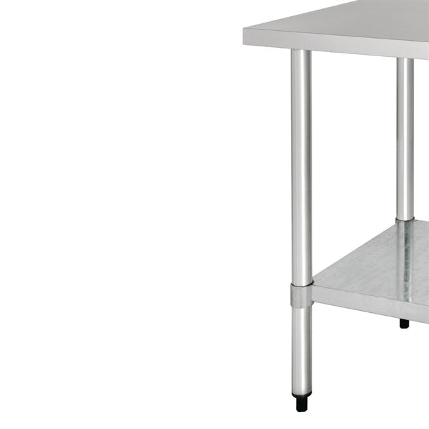 Shelving Vogue Stainless Steel Prep Table 900mm - GJ501 Vogue