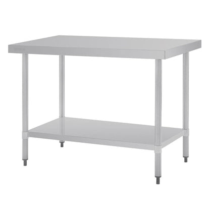 Shelving Vogue Stainless Steel Prep Table 1200mm - GJ502 Vogue