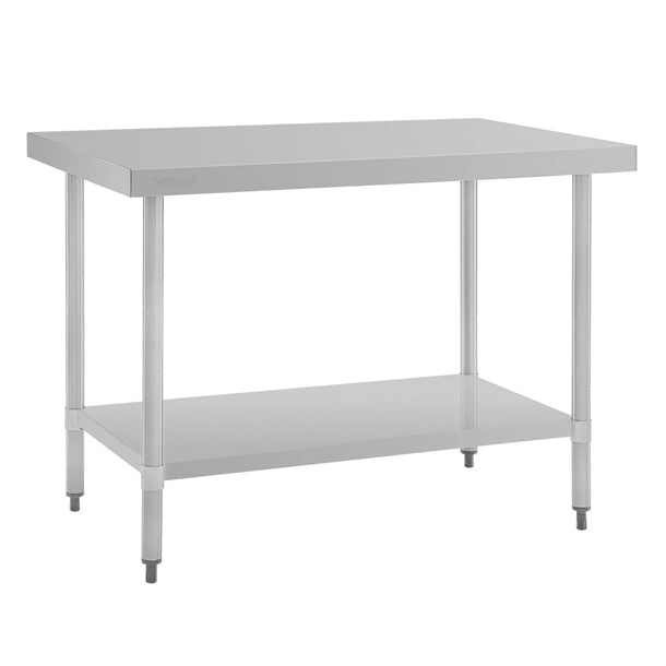 Shelving Vogue Stainless Steel Prep Table 1200mm - GJ502 Vogue