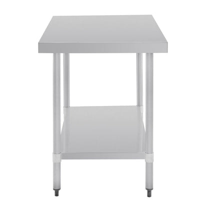 Shelving Vogue Stainless Steel Prep Table 1200mm - GJ502 Vogue