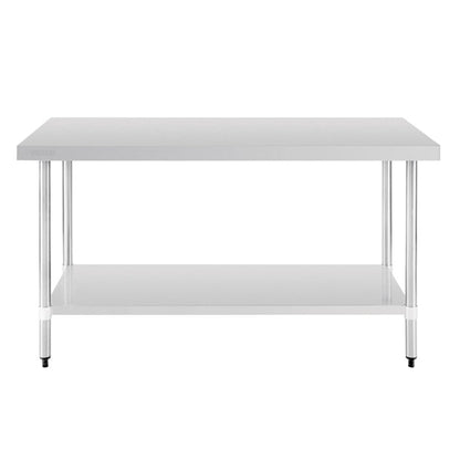 Shelving Vogue Stainless Steel Prep Table 1500mm - GJ503 Vogue