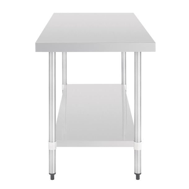 Shelving Vogue Stainless Steel Prep Table 1500mm - GJ503 Vogue