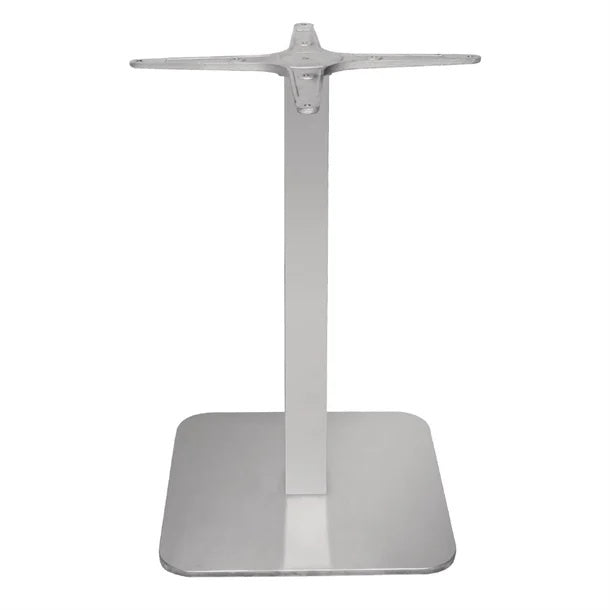 Bolero Square Stainless Steel Table Base GK993 Mattys