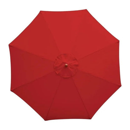 Bolero Round Pulley Umbrella Red - 2.5m GL304 Mattys