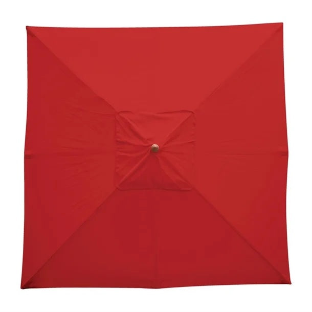 Bolero Square Pulley Umbrella Red - 2.5m GL306 Mattys
