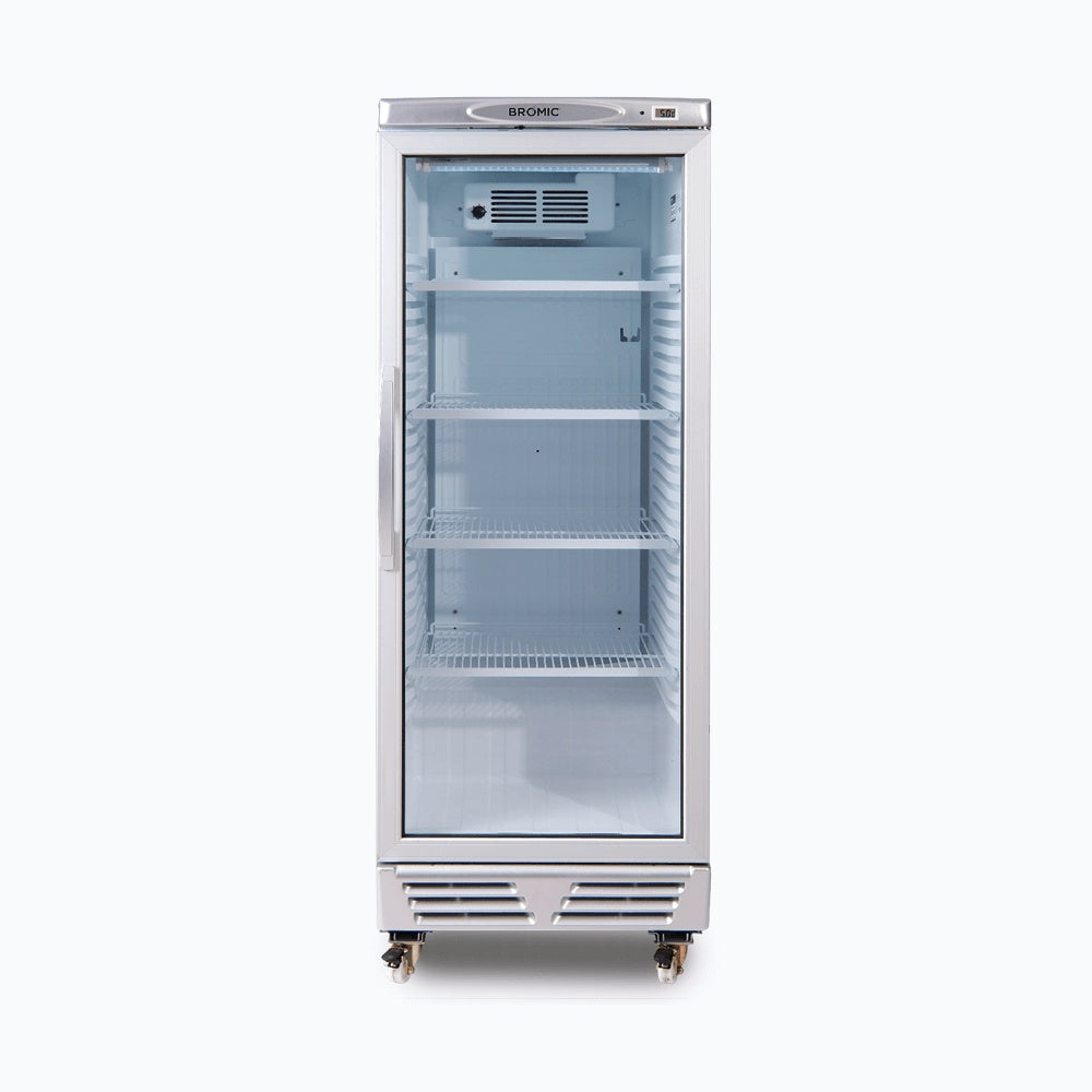 Bromic GM0300-NR - Upright Display Fridge 290L - 1 Door - Flat Glass