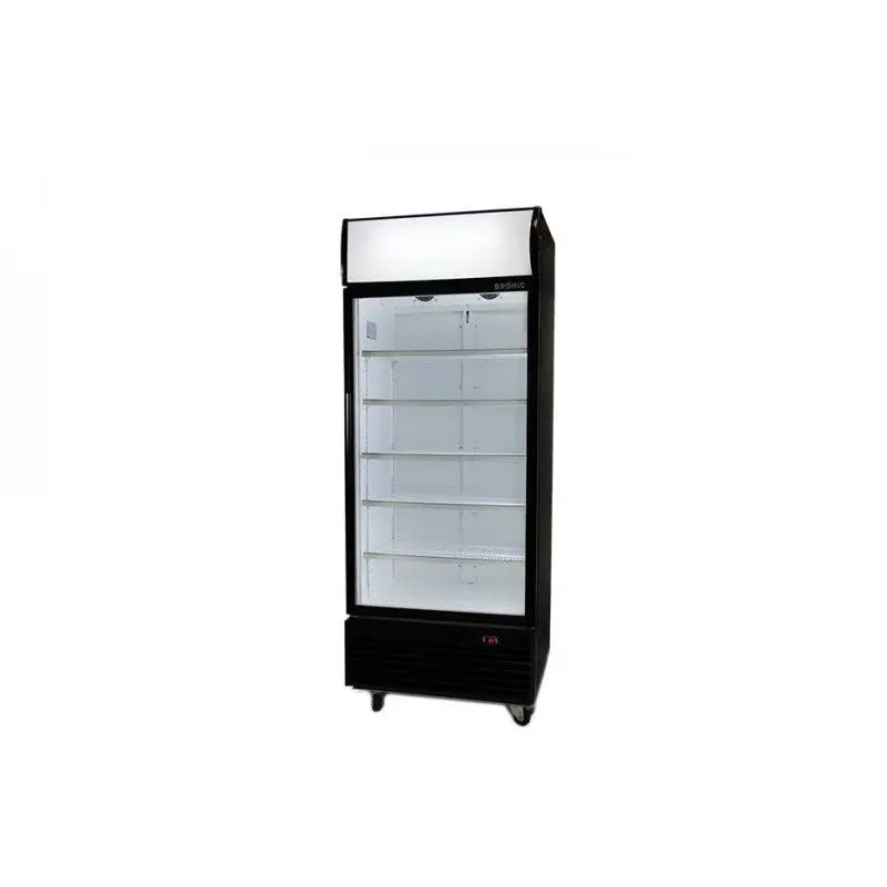 Bromic GM0660LB LED ECO Flat Glass Door 660L Upright Display Chiller w/ Lightbox Mattys