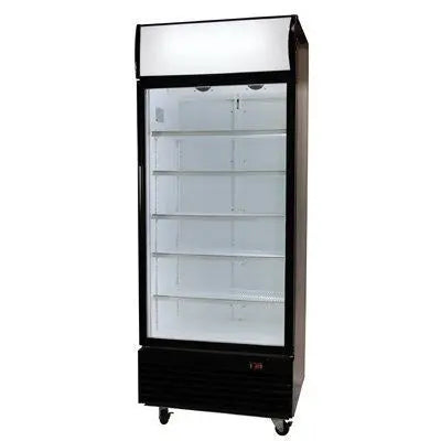 Bromic GM0660L LED ECO White Glass Door Chiller w/Lightbox - 660 Litre Mattys